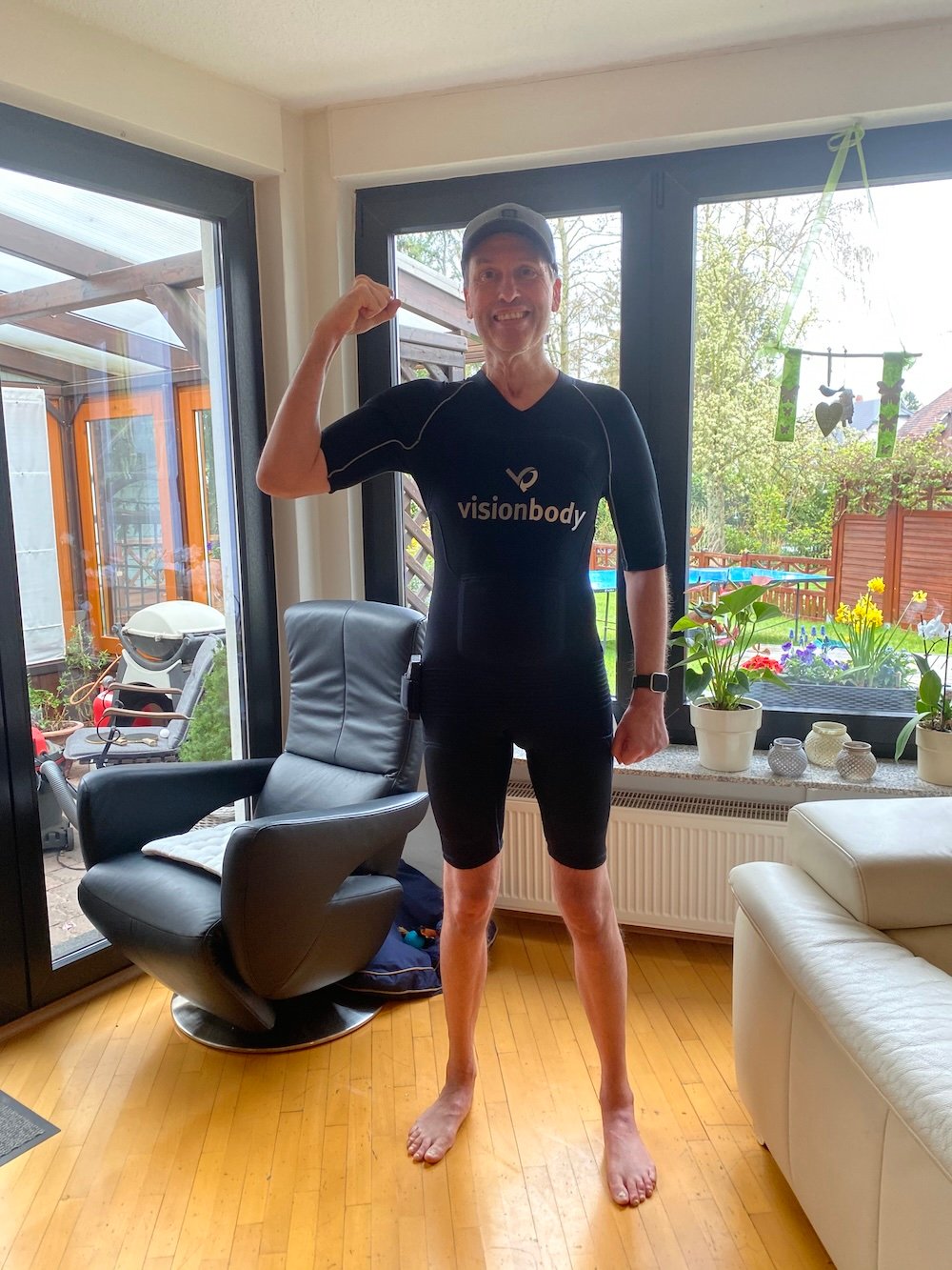 Oliver Brandt im Visionbody EMS-Anzug